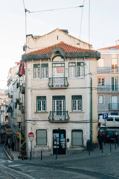 Historic architecture in Lisbon, Portugal — Stock Photo, Image
