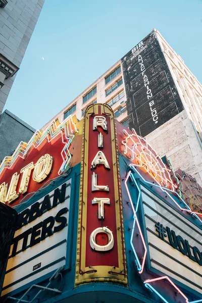 The Rialto Theater, in downtown Los Angeles, California\ — Foto Stock