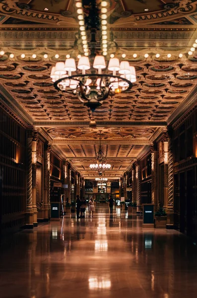 Historic ornate hallway in downtown Los Angeles, California — Stock Photo, Image