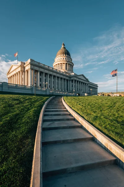 Die utah-staatshauptstadt, in der salzseestadt utah — Stockfoto