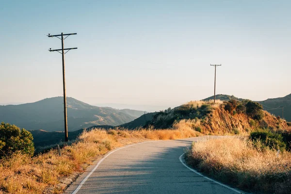 Glendora Ridge Road, in Angeles National Forest, Californië — Stockfoto