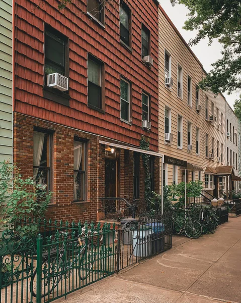 Edificios Residenciales Greenpoint Brooklyn Nueva York —  Fotos de Stock
