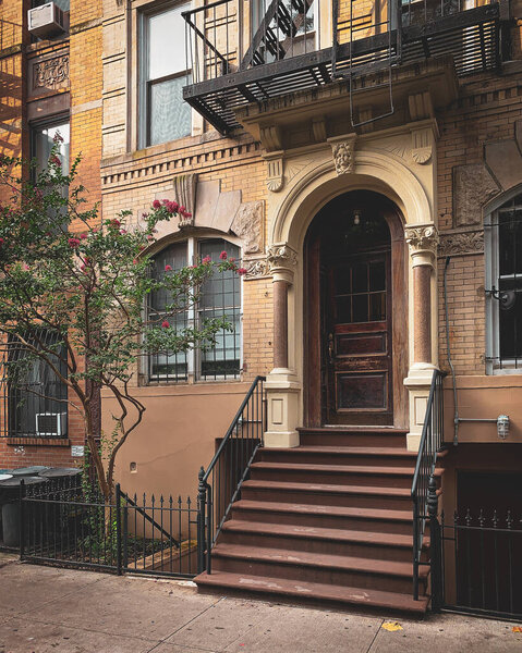 Architecture on 7th Street in the East Village, Manhattan, New York City