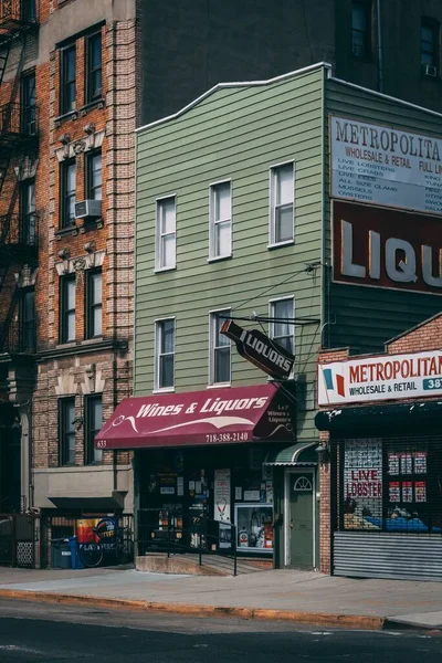Magasin Alcool Williamsburg Brooklyn New York — Photo