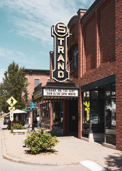 Strand Theater Rocklandu Maine — Stock fotografie