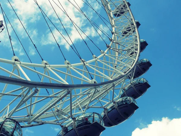 Vista Del London Eye Ciudad Londres Reino Unido —  Fotos de Stock