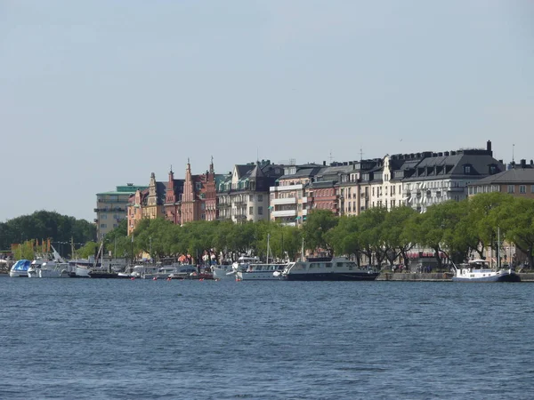 Piękne Stare Miasto Sztokholmie Szwecji — Zdjęcie stockowe