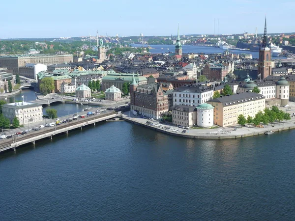 Bella Città Vecchia Stoccolma Svezia — Foto Stock