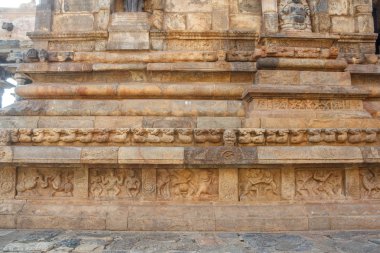 12. yüzyılda Rajaraja Çola II tarafından inşa Airavateswara Tapınağı. Bir tanınmış Unesco Dünya Mirası Anıtı Kumbakonam, Darasuram, Tamilnadu, Hindistan tapınaktır