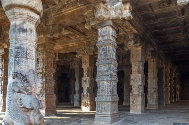 12. yüzyılda Rajaraja Çola II tarafından inşa Airavateswara Tapınağı. Bir tanınmış Unesco Dünya Mirası Anıtı Kumbakonam, Darasuram, Tamilnadu, Hindistan tapınaktır