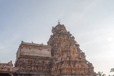 12. yüzyılda Rajaraja Çola II tarafından inşa Airavateswara Tapınağı. Bir tanınmış Unesco Dünya Mirası Anıtı Kumbakonam, Darasuram, Tamilnadu, Hindistan tapınaktır