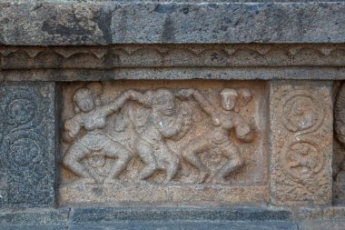 12. yüzyılda Rajaraja Çola II tarafından inşa Airavateswara Tapınağı. Bir tanınmış Unesco Dünya Mirası Anıtı Kumbakonam, Darasuram, Tamilnadu, Hindistan tapınaktır