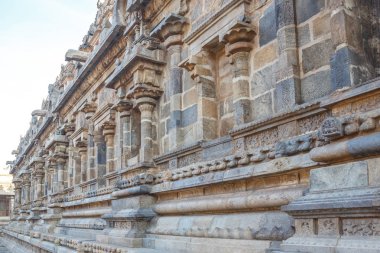 12. yüzyılda Rajaraja Çola II tarafından inşa Airavateswara Tapınağı. Bir tanınmış Unesco Dünya Mirası Anıtı Kumbakonam, Darasuram, Tamilnadu, Hindistan tapınaktır