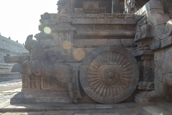 Templo Airavateswara Construido Por Rajaraja Chola Siglo Xii Templo Monumento — Foto de Stock