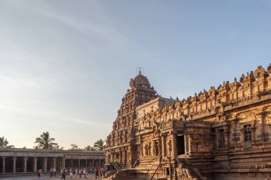 12. yüzyılda Rajaraja Çola II tarafından inşa Airavateswara Tapınağı. Bir tanınmış Unesco Dünya Mirası Anıtı Kumbakonam, Darasuram, Tamilnadu, Hindistan tapınaktır