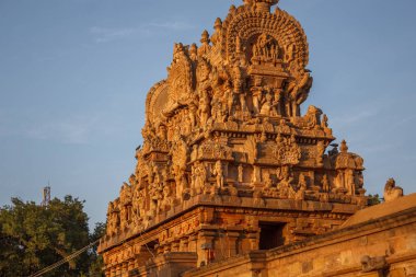 12. yüzyılda Rajaraja Çola II tarafından inşa Airavateswara Tapınağı. Bir tanınmış Unesco Dünya Mirası Anıtı Kumbakonam, Darasuram, Tamilnadu, Hindistan tapınaktır