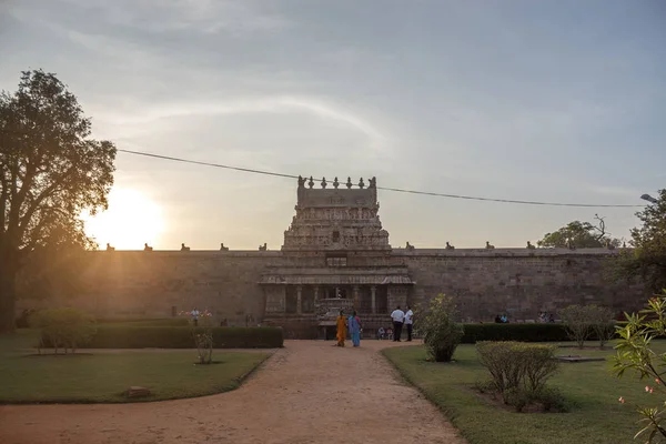 Airavateswara Templo Construido Por Rajaraja Chola Siglo Xii Templo Reconocidounesco — Foto de Stock