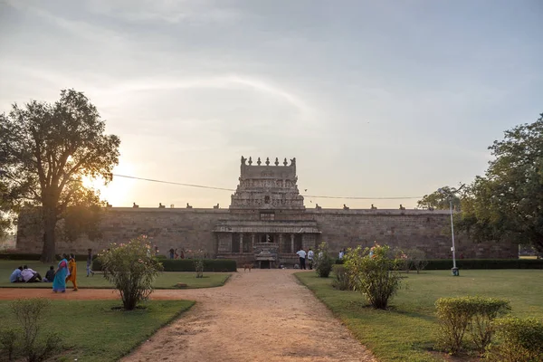 Airavateswara Templo Construido Por Rajaraja Chola Siglo Xii Templo Reconocidounesco — Foto de Stock