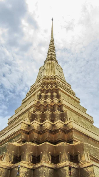 Grand Palace Smaragd Buddha Tempel Bangkok August 2012 Weite Sicht — Stockfoto