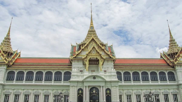 Grand Palace Emerald Buddha Temple Bangkok Agosto 2012 Amplia Vista — Foto de Stock