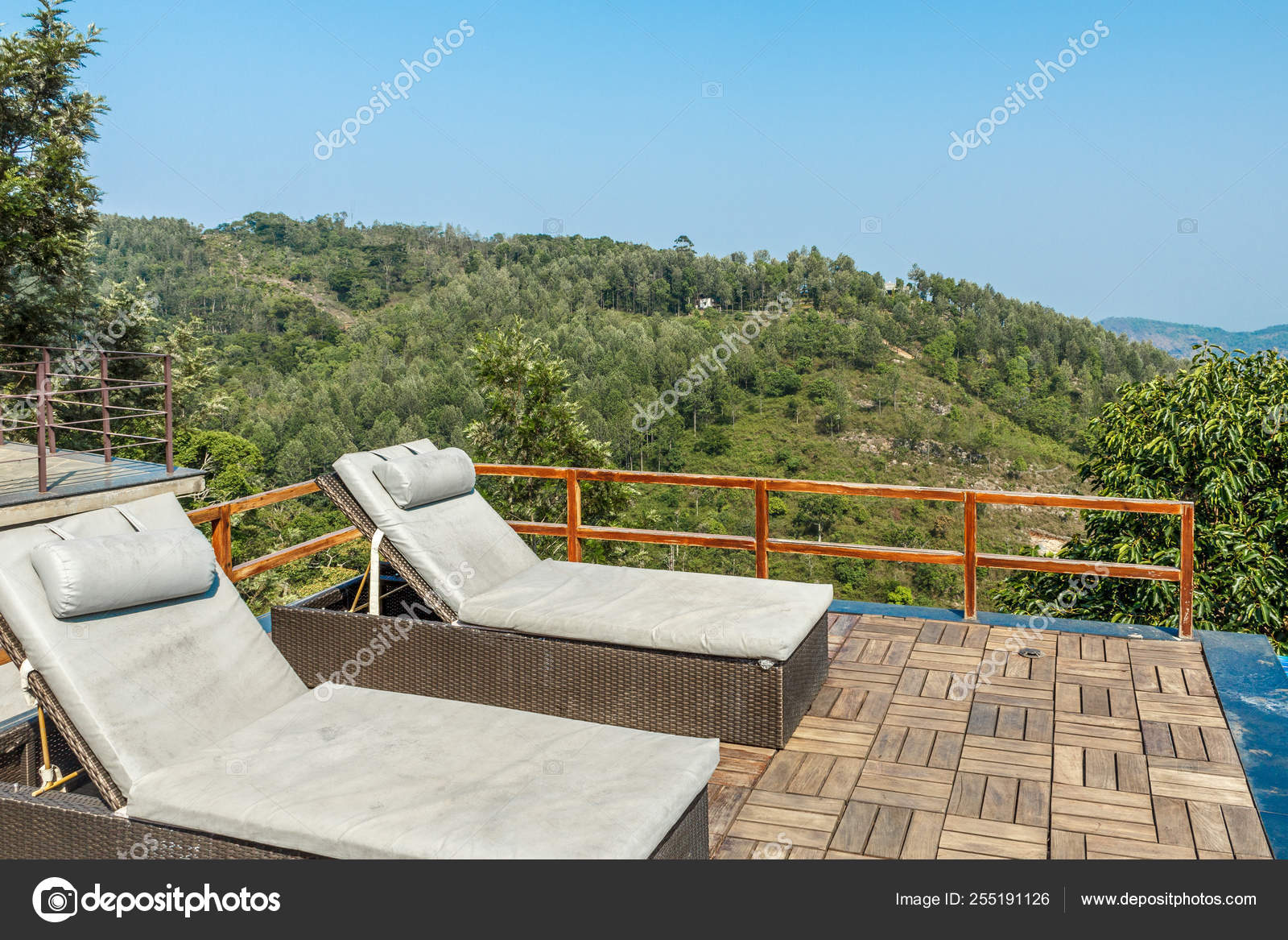 Blue Swimming Pool Top Hill Station Mountain Background Stock Photo by  ©Karthickgnani 255191126