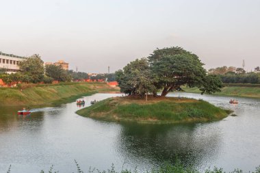 Tamil dilinde Chethupattu Aeri olarak da bilinen Chetpet gölü. 