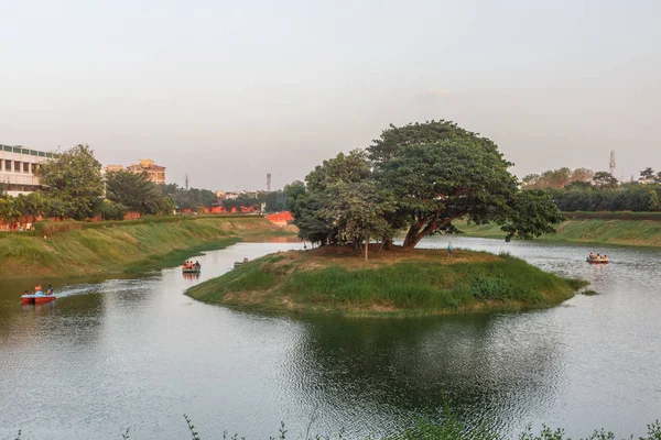 Tamil dilinde Chethupattu Aeri olarak da bilinen Chetpet gölü. 