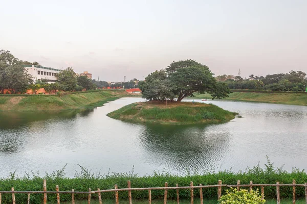 Tamil dilinde Chethupattu Aeri olarak da bilinen Chetpet gölü. 