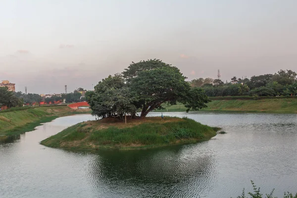 Tamil dilinde Chethupattu Aeri olarak da bilinen Chetpet gölü. 