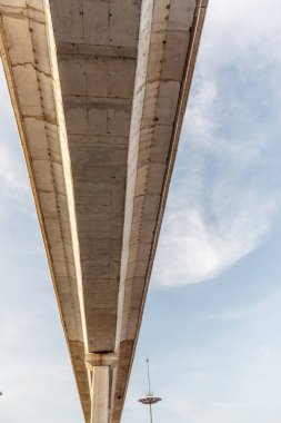 chennai hindistan mayıs 27 2018 çift kişilik metro tren köprüsü constr