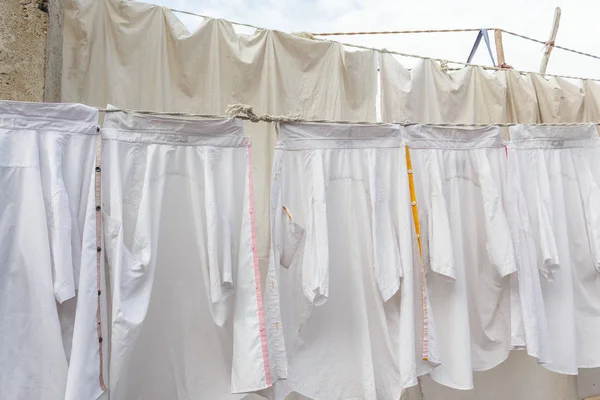 Dhobi Gana es una conocida lavandería al aire libre en Chennai India . — Foto de Stock