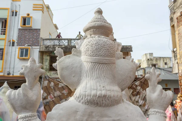 Ganesh Chaturthi, um famoso festival hindu na Índia — Fotografia de Stock