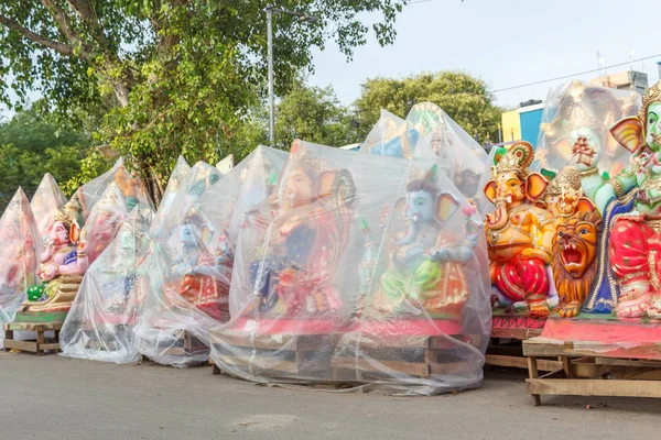Ganesh Chaturthi, um famoso festival hindu na Índia — Fotografia de Stock