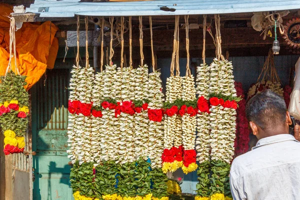 Loja de flores em Chennai — Fotografia de Stock