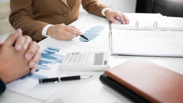 Business Corporate team brainstorming, Planificación Estrategia tener — Foto de Stock