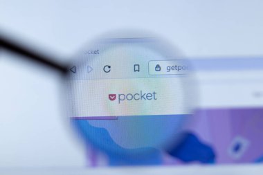 Moskova, Rusya - 1 Haziran 2020: Cep telefonu web sitesi tarayıcısı. Logo yakın plan, İllüstrasyon Editörü.