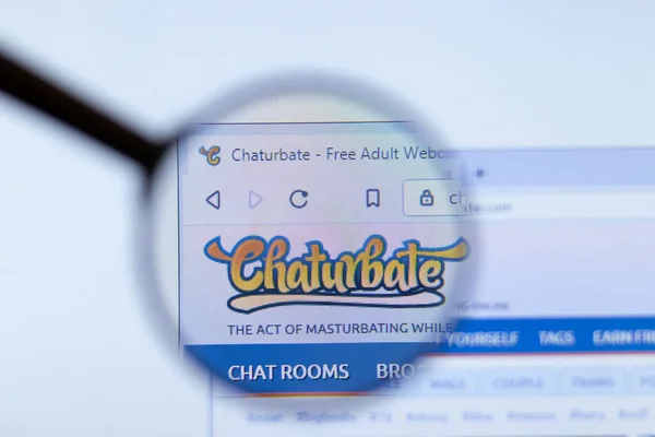 Moscou Rússia Junho 2020 Site Chaturbate Com Logotipo Editorial Ilustrativo — Fotografia de Stock