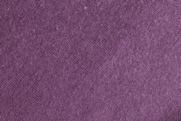 Textura têxtil roxa fundo, tecido violeta macro texturizado — Fotografia de Stock