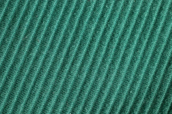 Lignes vertes texture fond, tissu textile texturé — Photo