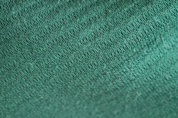 Groen Reliëf Oppervlak Van Textuur Textiel Weefsel Achtergrond — Stockfoto