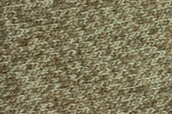 Bruine Witte Wol Textuur Met Patroon Achtergrond — Stockfoto