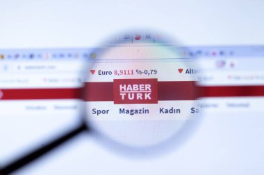 New York, ABD - 29 Eylül 2020: Haberturk haberturk.com şirketi web sitesi, İllüstrasyon Editörü.