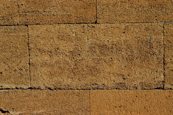 Fundo Parede Tijolo Marrom Fundo Textura Pedra — Fotografia de Stock