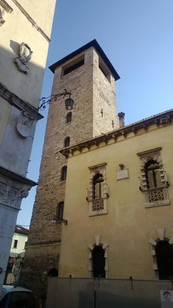 Torre Antiga Perspectiva — Fotografia de Stock