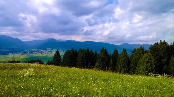 Paisaje Las Montañas Alpinas — Foto de Stock