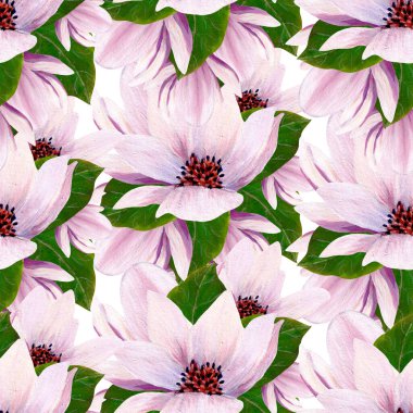 Suluboya manolya ile kusursuz desen tasarımı