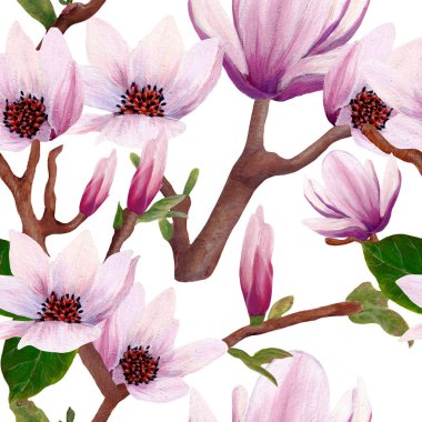 Suluboya manolya ile kusursuz desen tasarımı