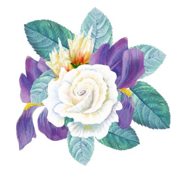 İnternet 'te ya da basılı olarak kullanmak için mükemmel bir gül buketi