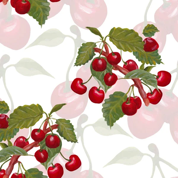 El boyası suluboya kiraz çiçeği pürüzsüz desen, internette ya da basılı olarak kullanmak için mükemmel.