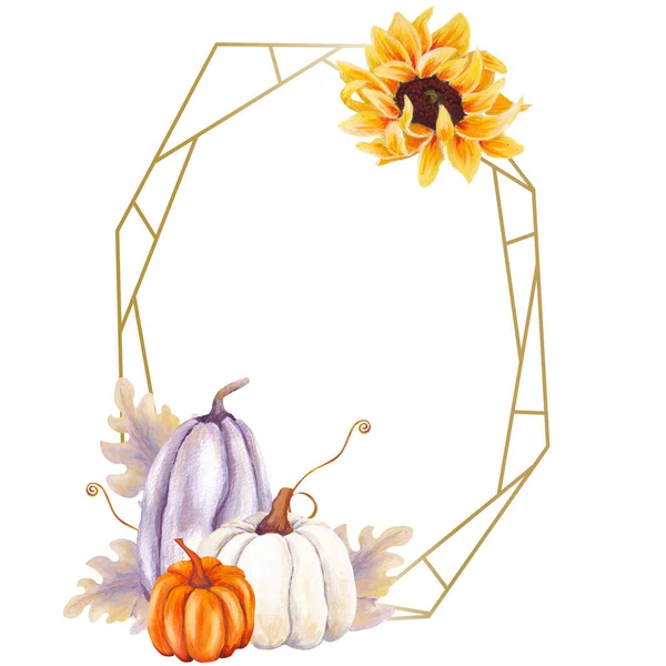 El boyası suluboya ayçiçeği çerçevesi, web üzerinde ya da basılı olarak kullanmak için mükemmel.